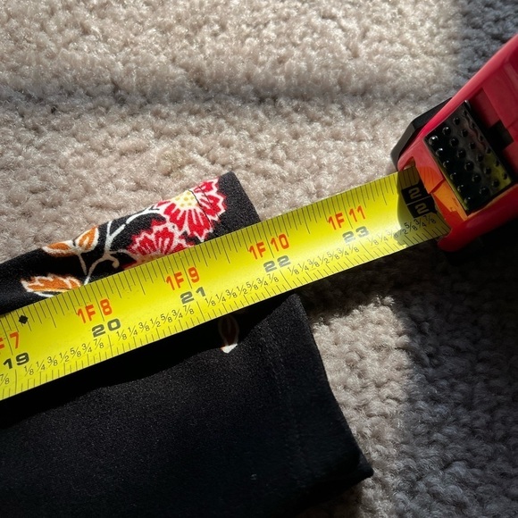 Old Navy Black Floral Maxi Dress Long Sleeve Medium - Picture 11 of 14